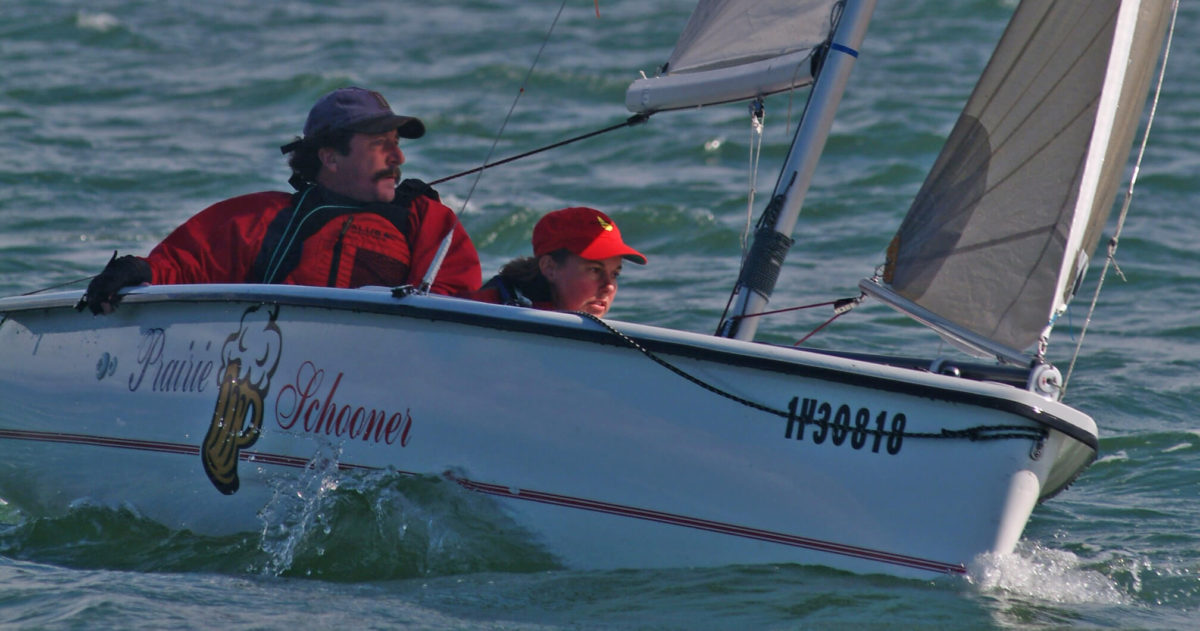 Danny McCoy and another person sailing
