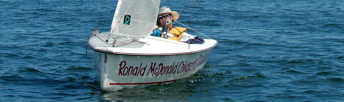 Terry Leblanc sailing.