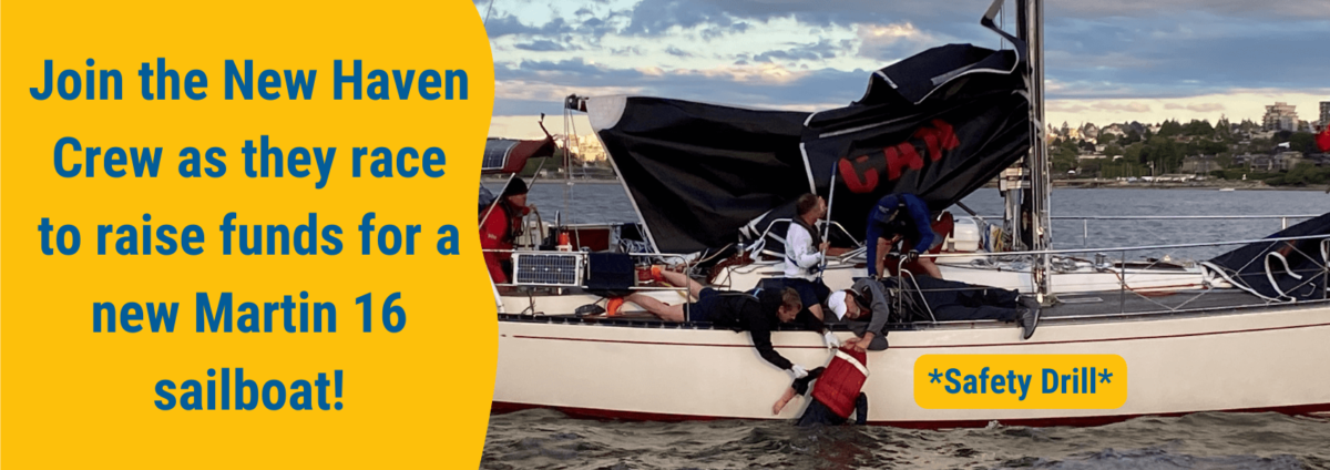 Join the New Haven crew as they race to raise funds for a new Martin 16 sailboat!