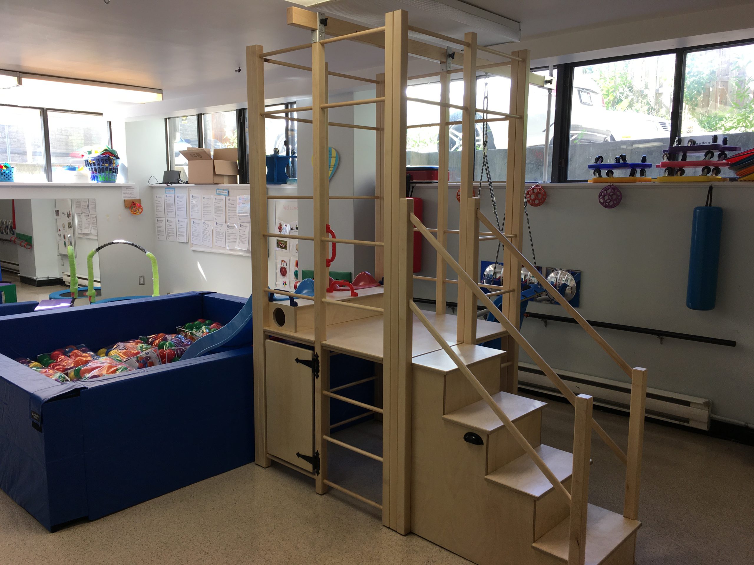 Children's play apparatus designed by Ron for Centennial Infant & Child Care.